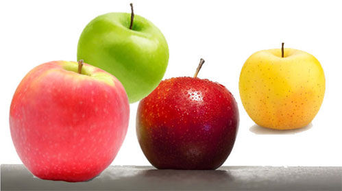 ประโยชน์ของแอปเปิลหลากสี